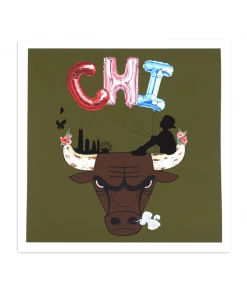 The Loyalist Sue Tsai Bulls Print (Limited To 75) Basketball