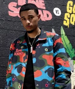 Loyalist Space Jam Tune Squad Camo Jacket
