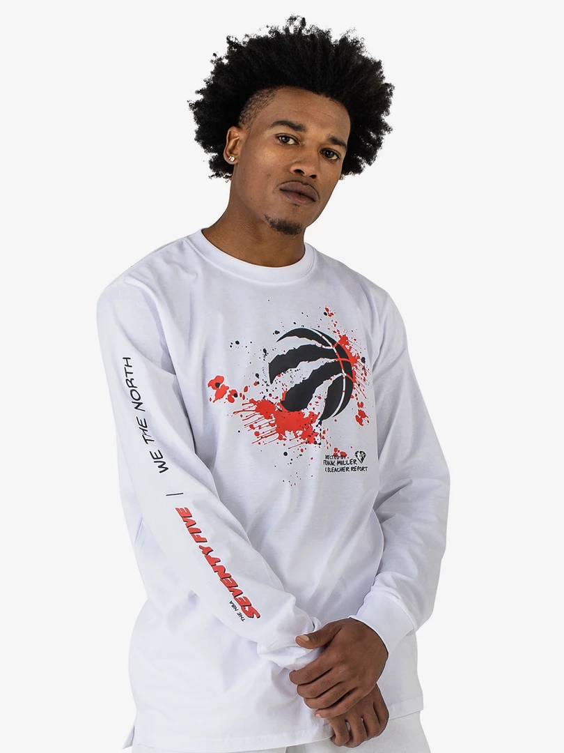 The Loyalist Basketball Frank Miller Raptors Logo Long Sleeve T-Shirt