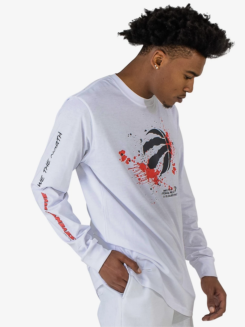The Loyalist Basketball Frank Miller Raptors Logo Long Sleeve T-Shirt