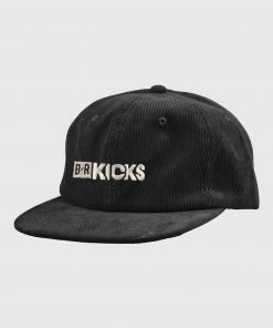 Loyalist B/R Kicks Black Corduroy Logo Hat Headwear