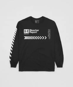B/R SHOP B/R Black Long Sleeve T-Shirt