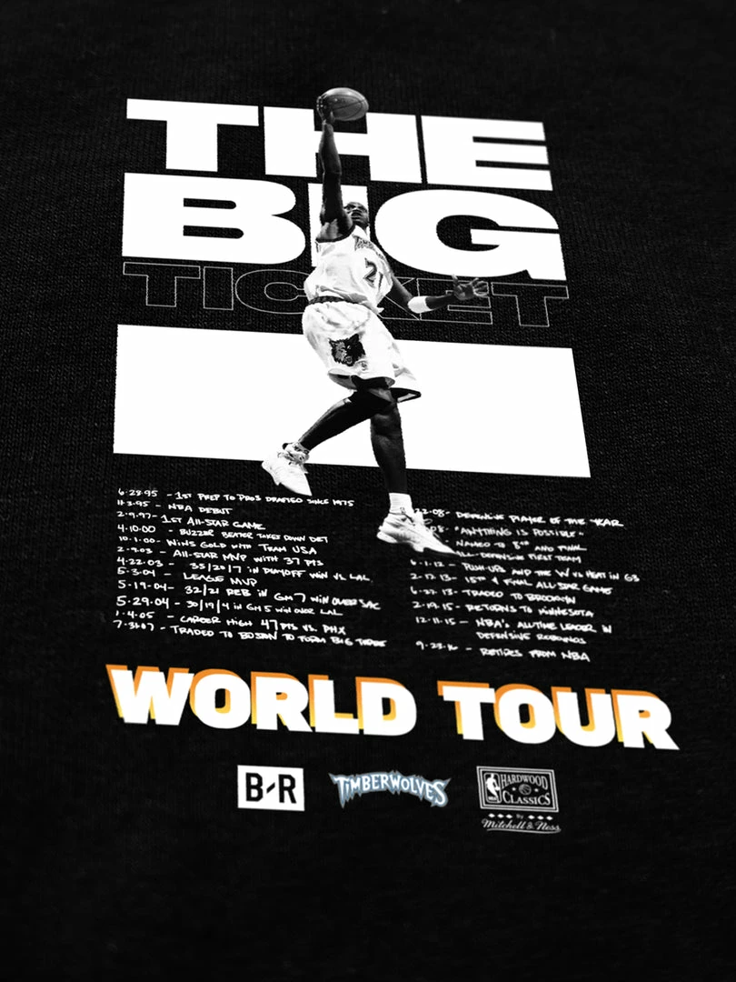 The Loyalist Basketball Kevin Garnett "The Kid" World Tour T-Shirt