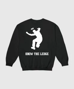 The Loyalist Know The Ledge Black Crewneck HOLIDAY SALE