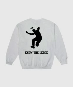 The Loyalist Know The Ledge Grey Crewneck