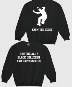 The Loyalist Know The Ledge Black Crewneck HOLIDAY SALE