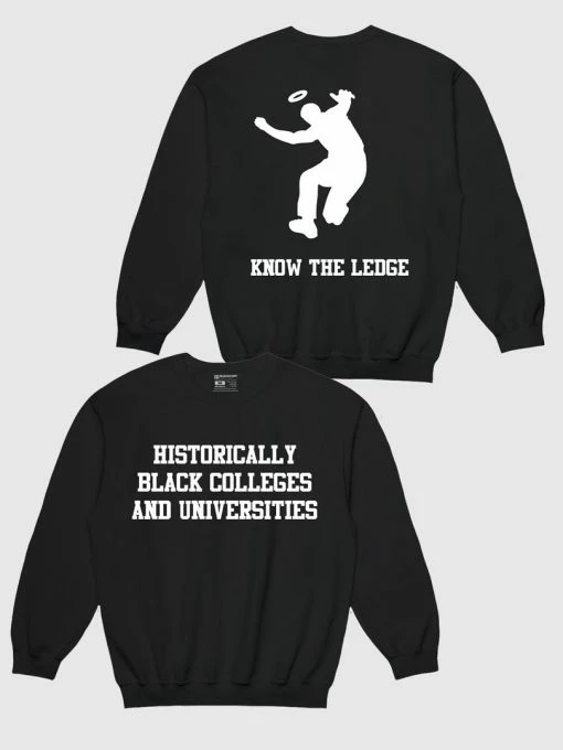 The Loyalist Know The Ledge Black Crewneck HOLIDAY SALE