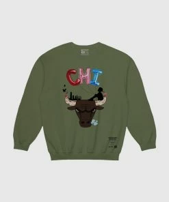 The Loyalist Sue Tsai Bulls Crewneck Sweatshirt