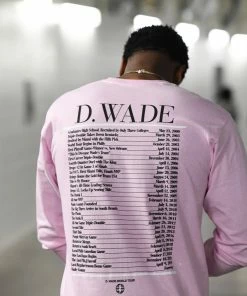 Loyalist Dwyane Wade Pink World Tour Long Sleeve HOLIDAY SALE
