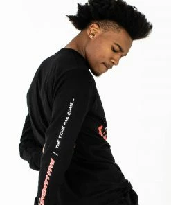 The Loyalist Frank Miller NBA Logo Black Long Sleeve T-Shirt