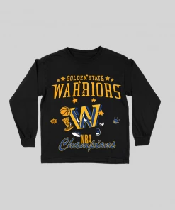 The Loyalist HoH X Warriors NBA Champions Black Long Sleeve T-Shirt