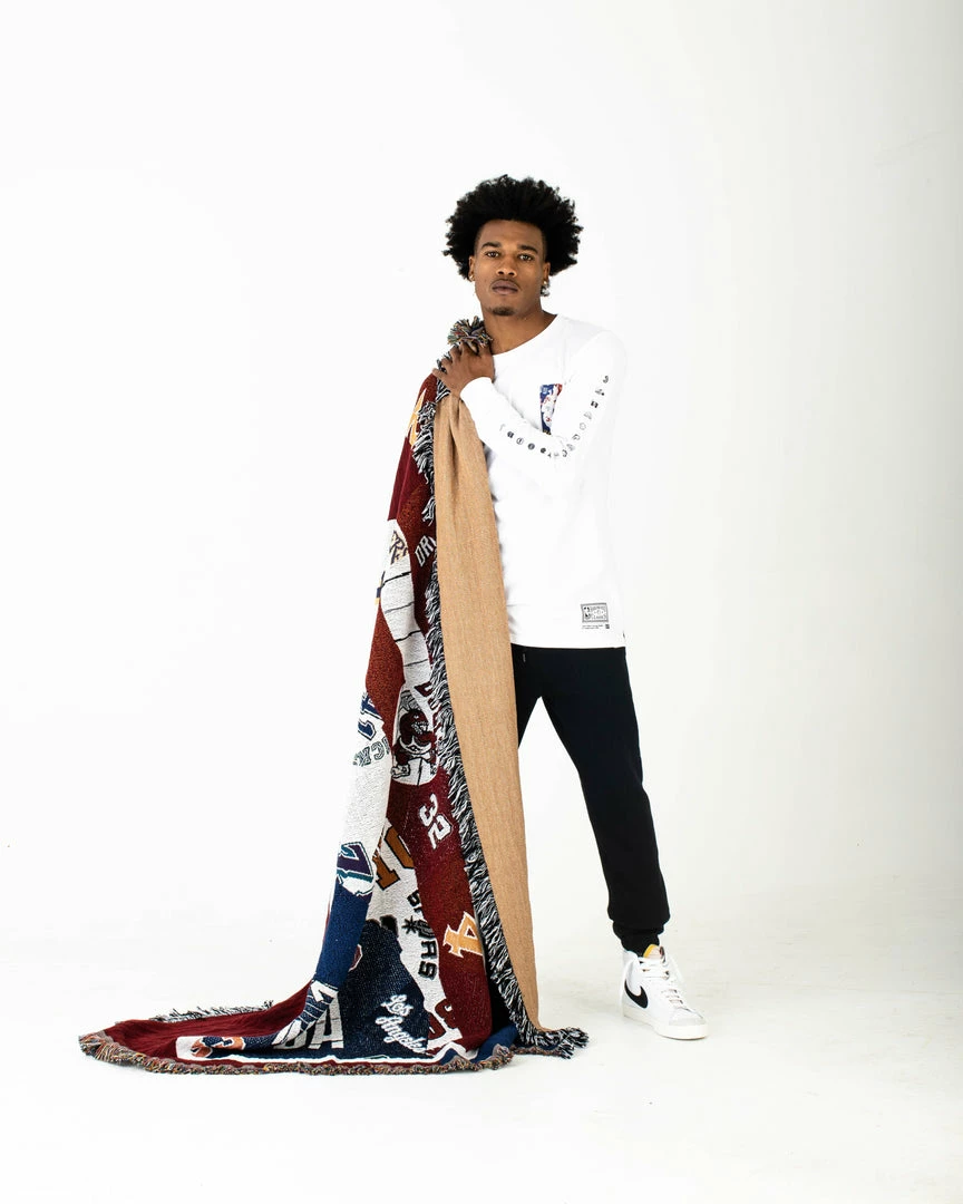 B/R SHOP Basketball Hank Willis Thomas 'That's Game' Printed Blanket (Limited To 75)