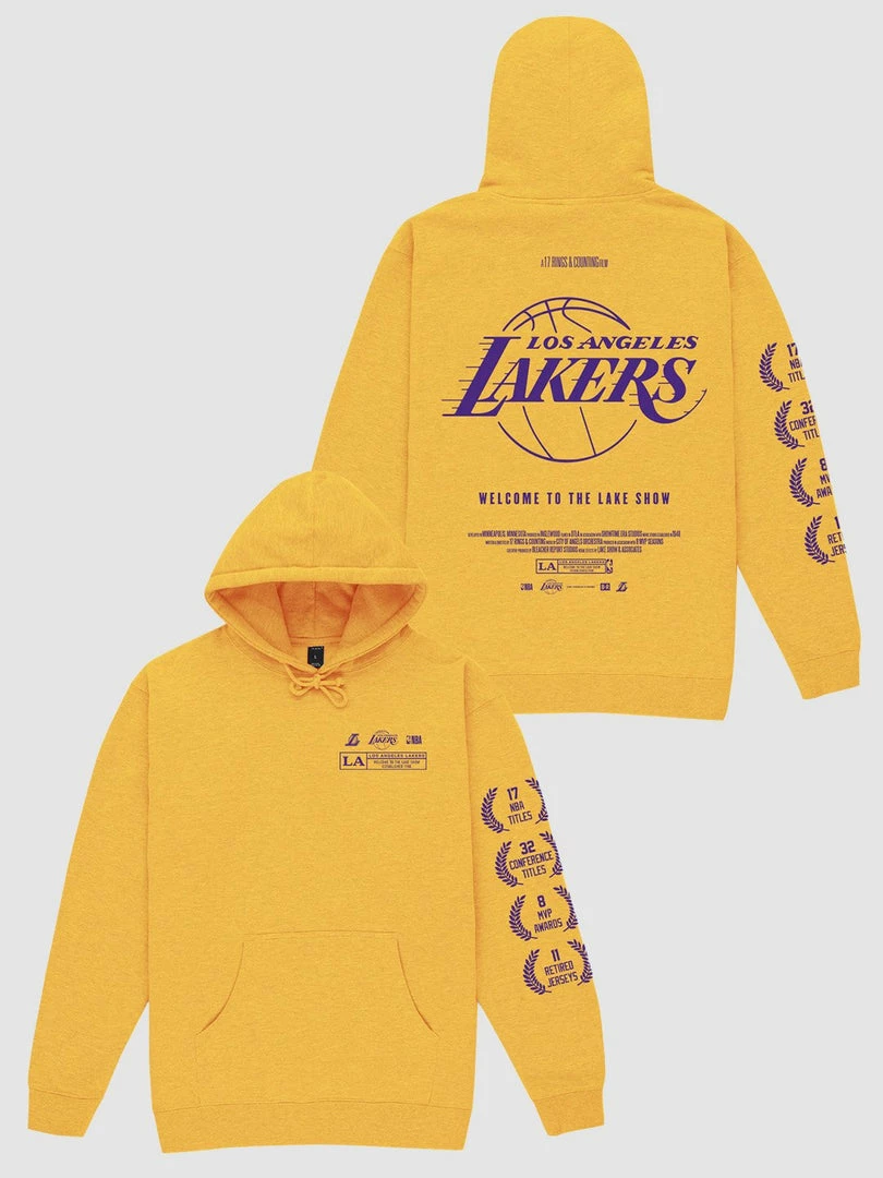 The Loyalist The Lakers Check The Credits Gold Hoodie Basketball