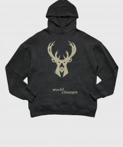 The Loyalist Basketball The Bucks 2021 Champions Black Hoodie