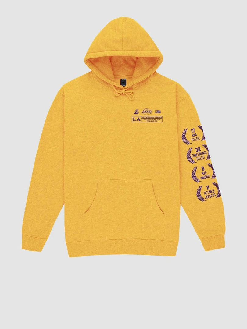 The Loyalist The Lakers Check The Credits Gold Hoodie Basketball
