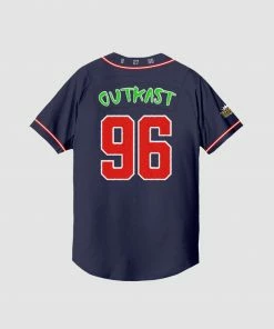 Loyalist Rewind ATLiens 25th Anniversary Navy Baseball Jersey