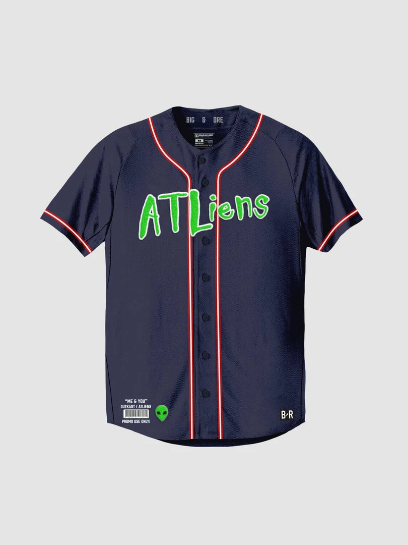 Loyalist Rewind ATLiens 25th Anniversary Navy Baseball Jersey