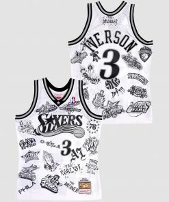 The Loyalist Allen Iverson Player's Edition White Swingman Jersey Basketball