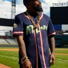 Loyalist Rewind ATLiens 25th Anniversary Navy Baseball Jersey