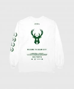 The Loyalist Basketball The Bucks 2021 Champions Check The Credits Long Sleeve T-Shirt