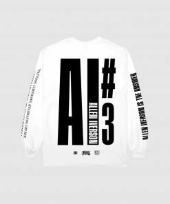 Loyalist Basketball Allen Iverson THE ANSW3R White Long Sleeve T-Shirt