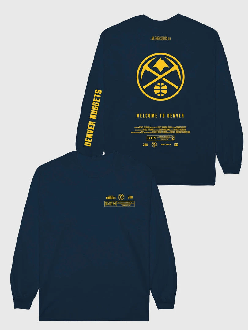 The Loyalist Basketball The Nuggets Check The Credits Long Sleeve T-Shirt