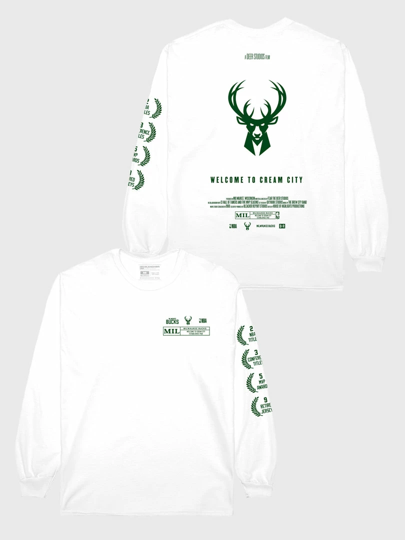 The Loyalist Basketball The Bucks 2021 Champions Check The Credits Long Sleeve T-Shirt
