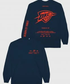 The Loyalist Basketball The Thunder Check The Credits Long Sleeve T-Shirt