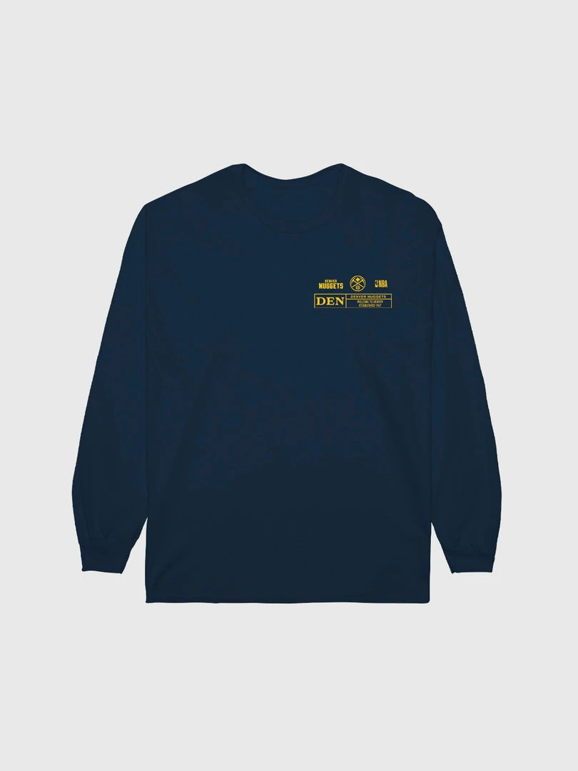 The Loyalist Basketball The Nuggets Check The Credits Long Sleeve T-Shirt