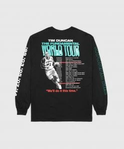 The Loyalist Basketball Tim Duncan World Tour Black Long Sleeve T-Shirt