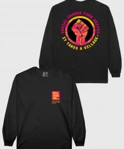 The Loyalist Social Change Fund United Black Long Sleeve T-Shirt Long Sleeve Tees