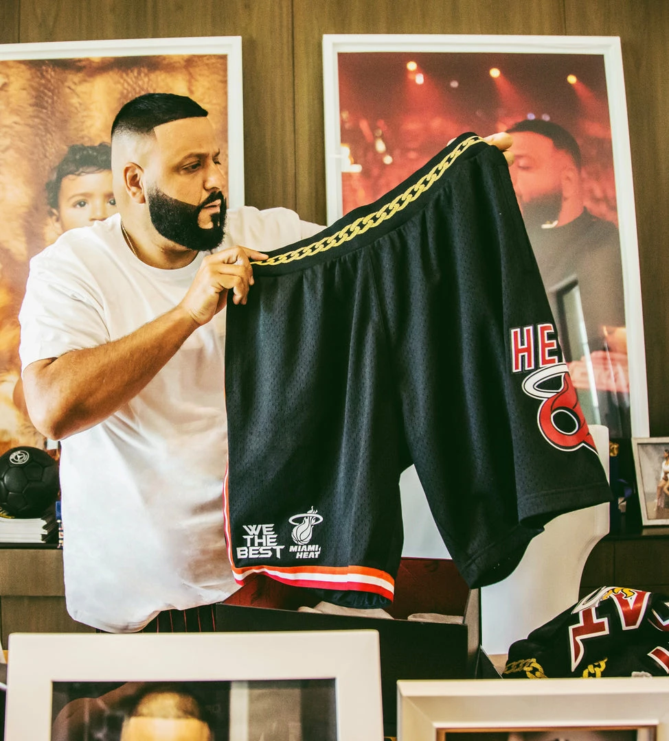 B/R SHOP DJ Khaled X Miami Heat Swingman Shorts