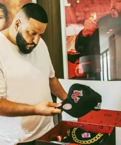 B/R SHOP Basketball DJ Khaled X Miami Heat Strapback Hat
