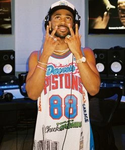 B/R SHOP Basketball Big Sean X Detroit Pistons Swingman Jersey