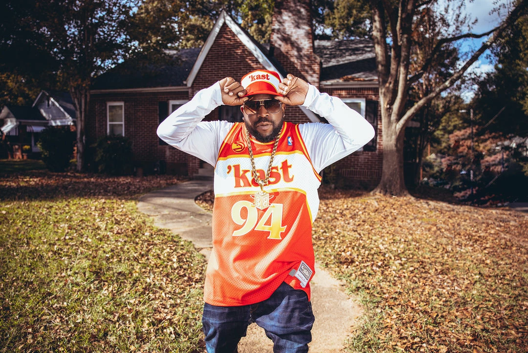 B/R SHOP OutKast X Atlanta Hawks High Crown Snapback Hat