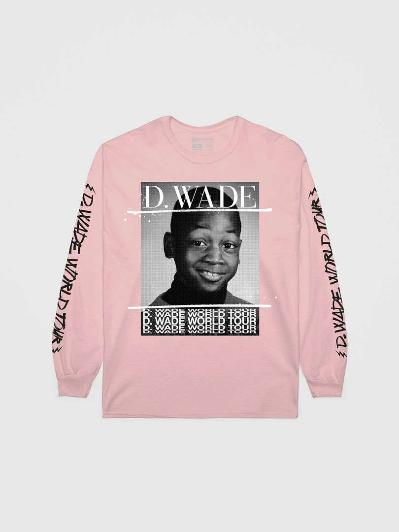 Loyalist Dwyane Wade Pink World Tour Long Sleeve HOLIDAY SALE