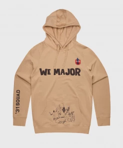 B/R SHOP We Major Tan Hoodie