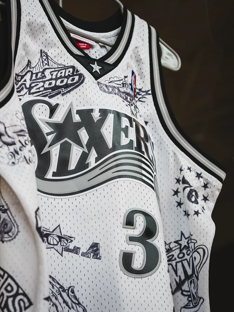 The Loyalist Allen Iverson Player's Edition White Swingman Jersey Basketball